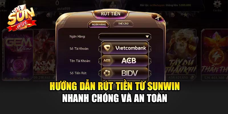 Hướng dẫn chi tiết cách nạp tiền vào tài khoản game tại Sunwin